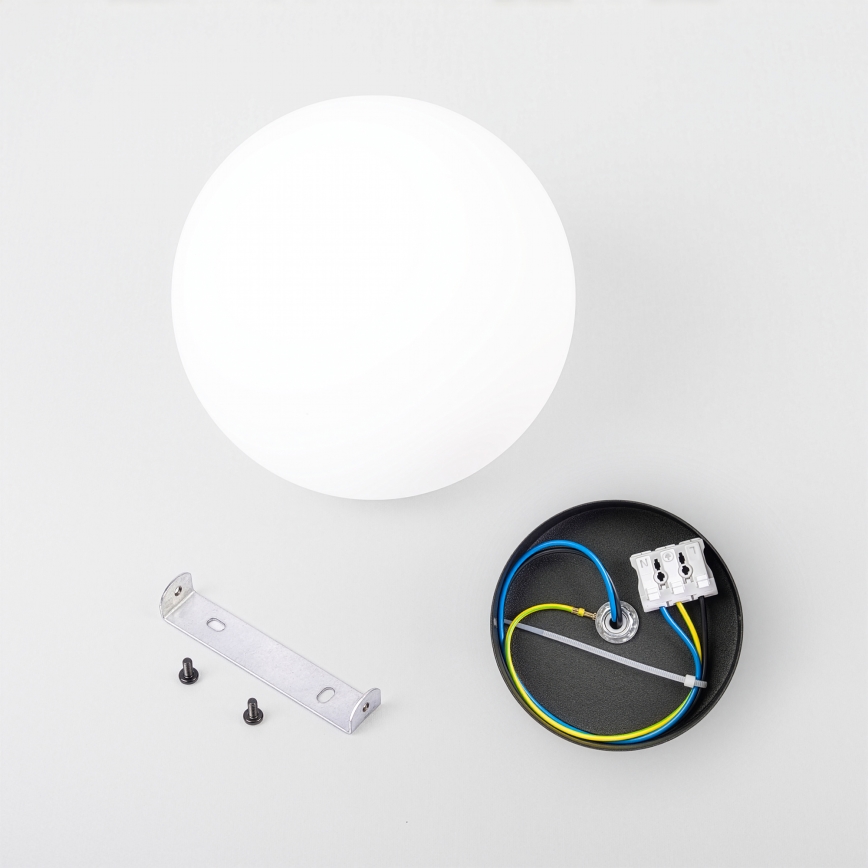 Plafondlamp MOONLIGHT 1xE27/15W/230V Ø 16 cm zwart