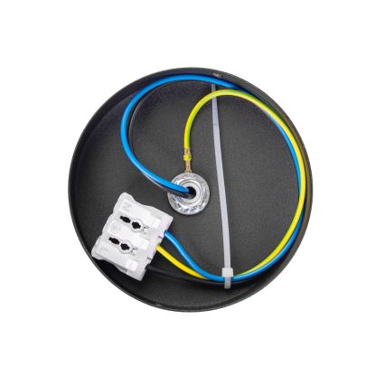 Plafondlamp MOONLIGHT 1xE27/15W/230V Ø 16 cm zwart