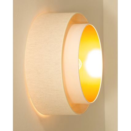 Plafondlamp NATIA 1xE27/60W/230V Ø 45 cm wit