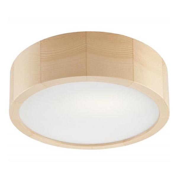 Plafondlamp NATURAL 1xE27/60W/230V ø 27 cm grenen