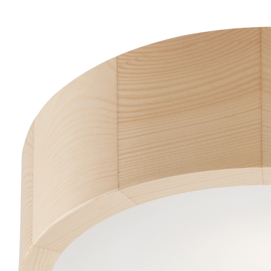 Plafondlamp NATURAL 1xE27/60W/230V ø 27 cm grenen