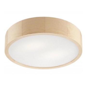 Plafondlamp NATURAL 2xE27/60W/230V Ø 37,5 cm grenen