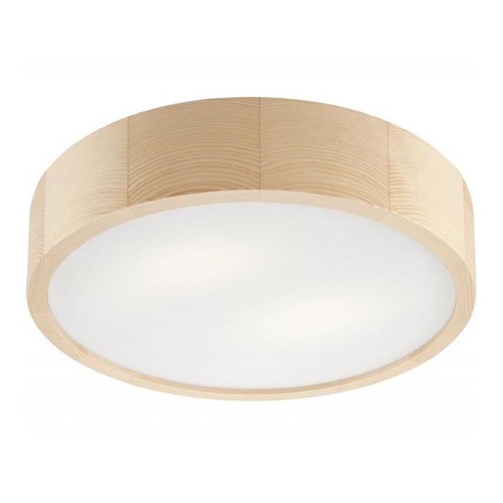 Plafondlamp NATURAL 2xE27/60W/230V ø 37 cm grenen