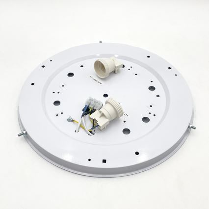 Plafondlamp NATURAL 3xE27/15W/230V Ø 37,5 cm grenen/wit