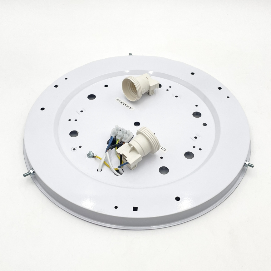 Plafondlamp NATURAL 3xE27/15W/230V Ø 37,5 cm grenen/wit