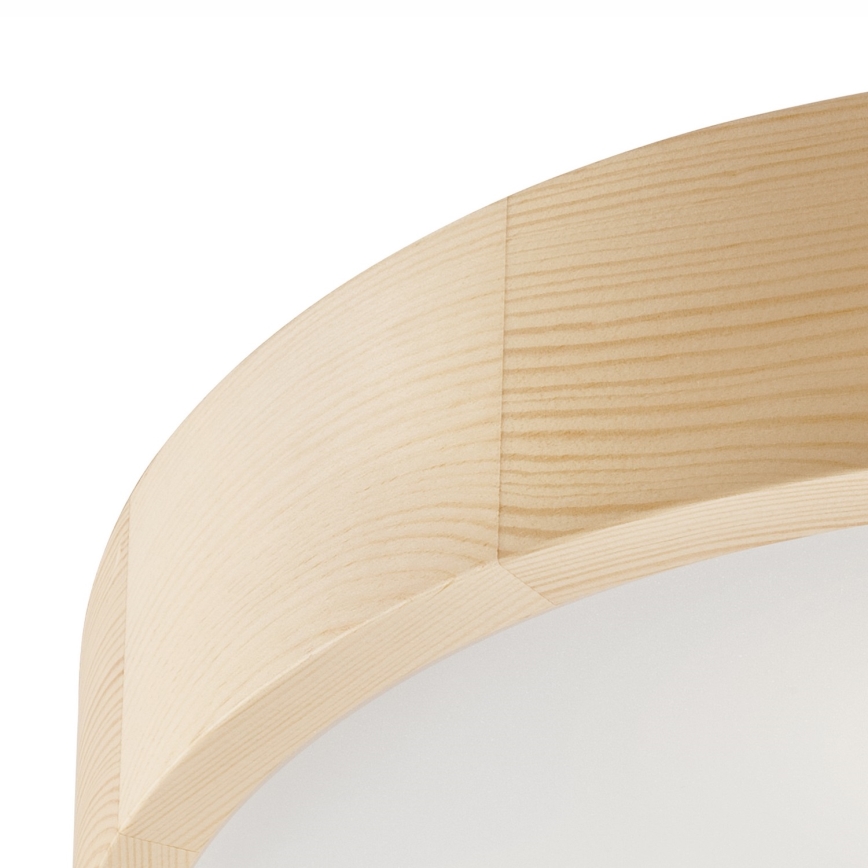 Plafondlamp NATURAL 3xE27/60W/230V ø 47 cm grenen