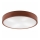 Plafondlamp NATURAL 4xE27/60W/230V ø 57,5 cm grenen/bruin