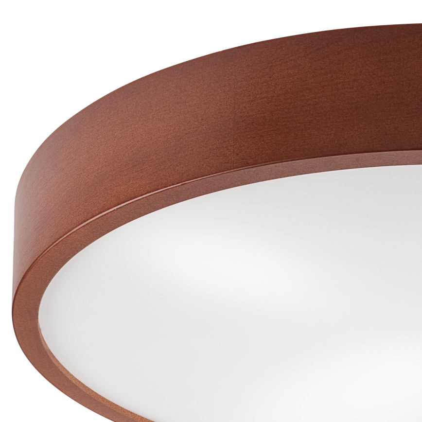 Plafondlamp NATURAL 4xE27/60W/230V ø 57,5 cm grenen/bruin