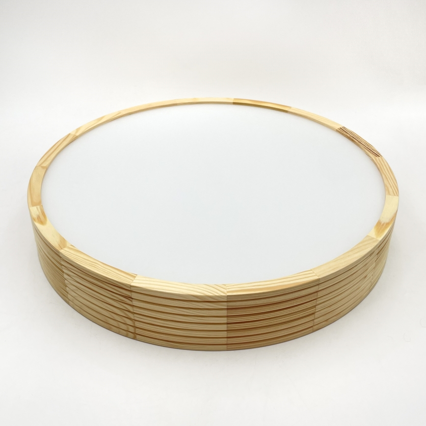 Plafondlamp NATURAL MODERN 3xE27/15W/230V Ø 47,5 cm grenen