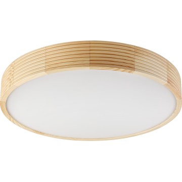 Plafondlamp NATURAL MODERN 4xE27/15W/230V Ø 58 cm grenen