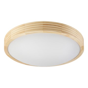 Plafondlamp NATURAL MODERN SLIM 2xE27/15W/230V Ø 37,5 cm grenen