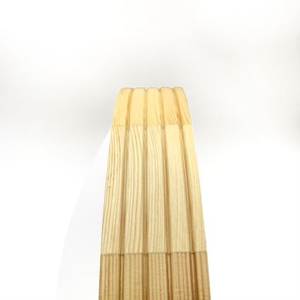 Plafondlamp NATURAL MODERN SLIM 2xE27/15W/230V Ø 37,5 cm grenen