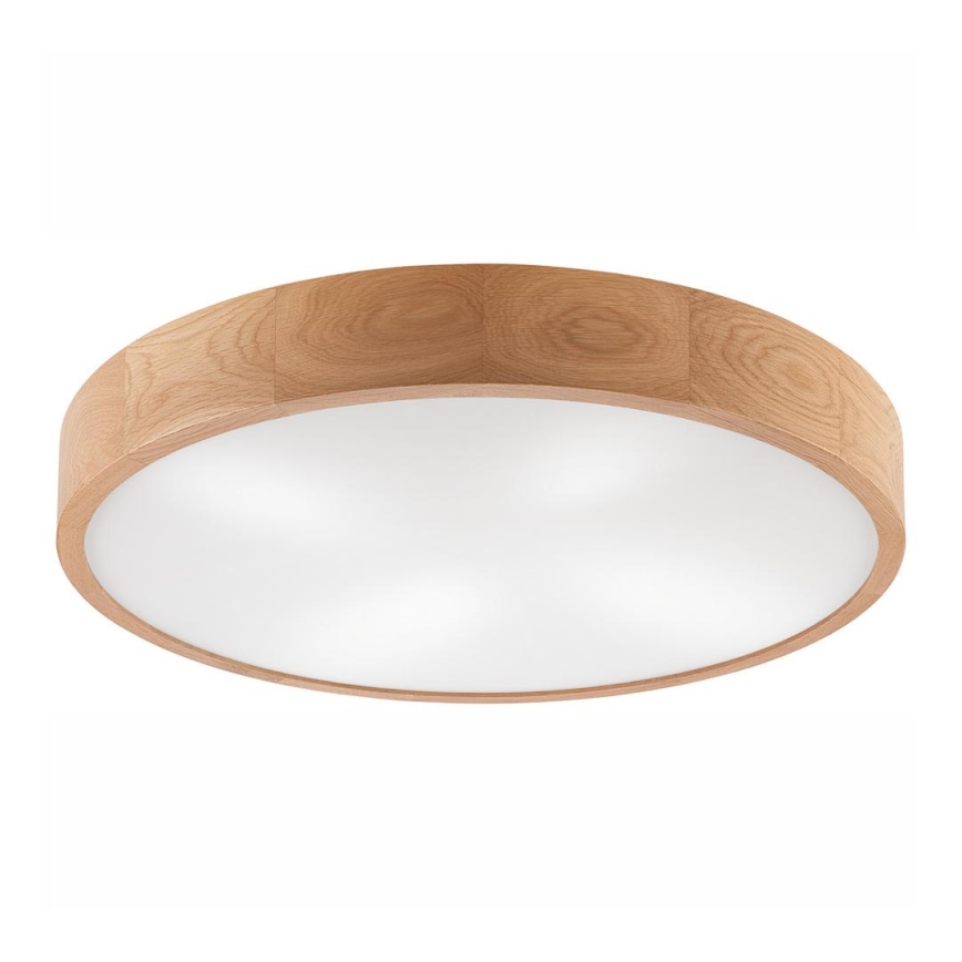 Plafondlamp OAK 4xE27/60W/230V ø 57,5 cm eiken