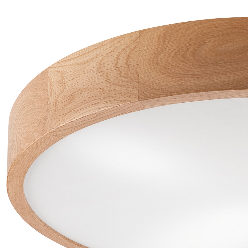 Plafondlamp OAK 4xE27/60W/230V ø 57,5 cm eiken