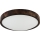Plafondlamp OAK SLIM 2xE27/15W/230V Ø 37 cm eiken/donkerbruin