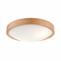 Plafondlamp OAK SLIM 2xE27/60W/230V eiken ? 37 cm