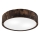 Plafondlamp OAK SMOKY 2xE27/15W/230V ø 37,5 cm eiken/donkerbruin