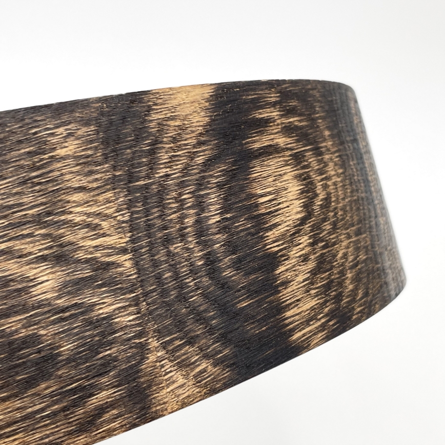 Plafondlamp OAK SMOKY 3xE27/15W/230V ø 47,5 cm eiken/donkerbruin
