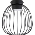 Plafondlamp OVELLA 1xGX53/10W/230V Ø 25 cm zwart