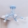 Plafondlamp OXFORD 5xE27/15W/230V blauw