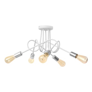 Plafondlamp OXFORD 5xE27/15W/230V wit