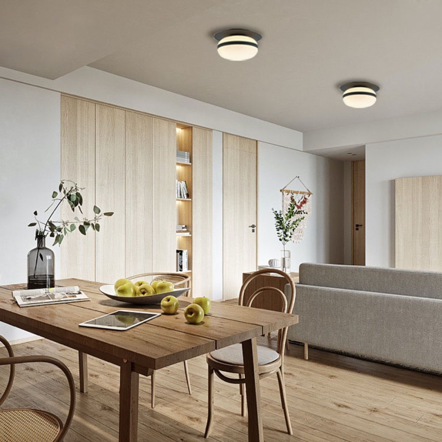 Plafondlamp PALMA 1xE27/40W/230V zwart