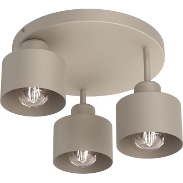 Plafondlamp PARKLA 3xE27/15W/230V beige