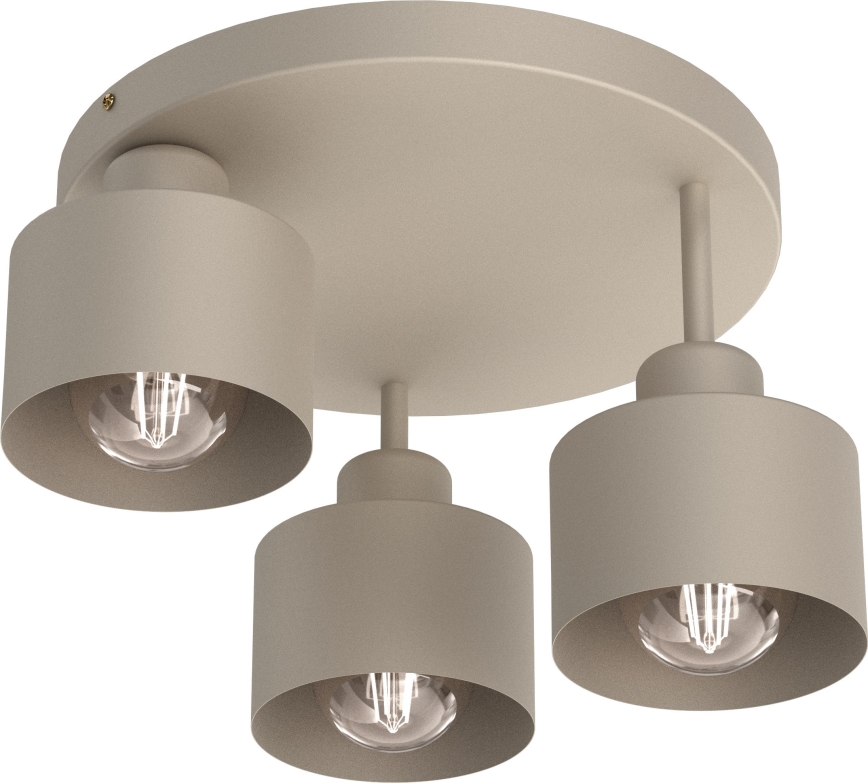 Plafondlamp PARKLA 3xE27/15W/230V beige