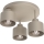 Plafondlamp PARKLA 3xE27/15W/230V beige