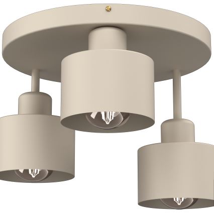 Plafondlamp PARKLA 3xE27/15W/230V beige