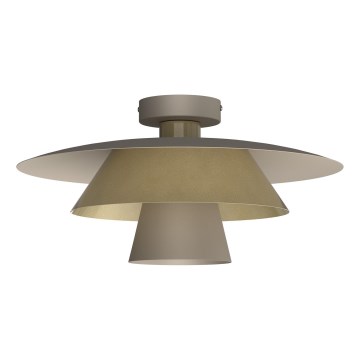 Plafondlamp PLATO 1xE27/15W/230V Ø 32 cm beige/goud