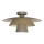 Plafondlamp PLATO 1xE27/15W/230V Ø 32 cm beige/goud