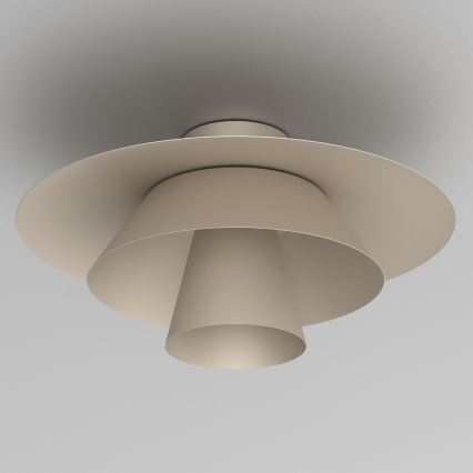 Plafondlamp PLATO 1xE27/15W/230V Ø 32 cm beige