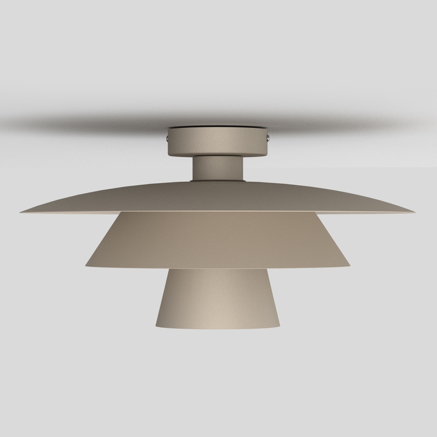 Plafondlamp PLATO 1xE27/15W/230V Ø 32 cm beige