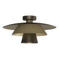 Plafondlamp PLATO 1xE27/15W/230V Ø 32 cm brons