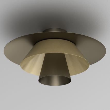 Plafondlamp PLATO 1xE27/15W/230V Ø 32 cm brons