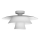 Plafondlamp PLATO 1xE27/15W/230V Ø 32 cm wit