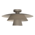 Plafondlamp PLATO 1xE27/15W/230V Ø 38 cm beige