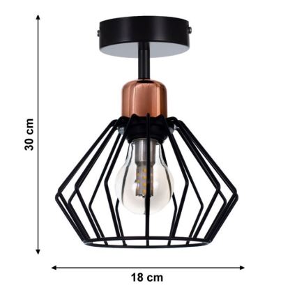 Plafondlamp PORTO 1xE27/40W/230V