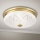 Plafondlamp PORTO 2xE27/40W/230V diameter 37 cm goud