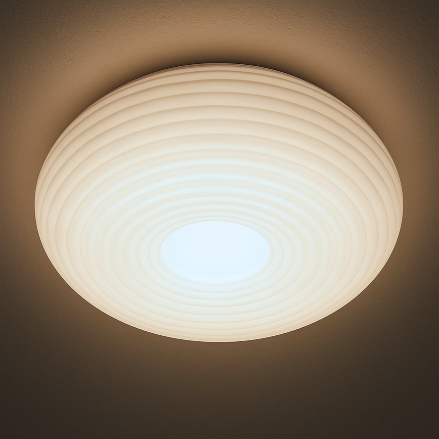 Plafondlamp PULSO 3xE27/15W/230V Ø 42 cm wit