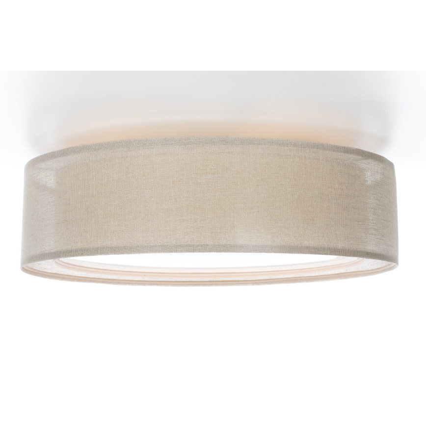 Plafondlamp PURO 2xE27/40W/230V Ø 50 cm beige