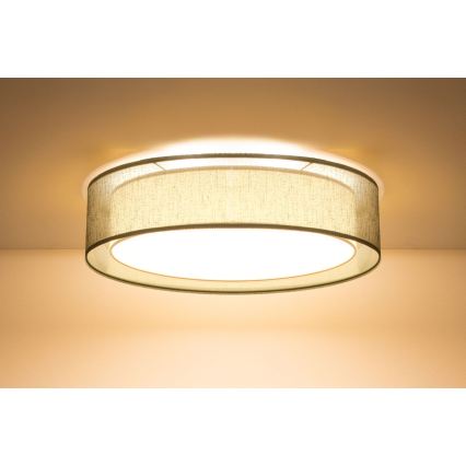 Plafondlamp PURO 2xE27/40W/230V Ø 50 cm groen