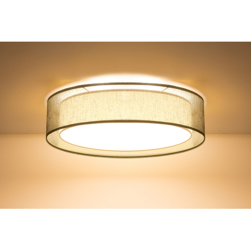 Plafondlamp PURO 2xE27/40W/230V Ø 50 cm groen