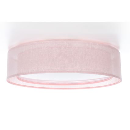 Plafondlamp PURO 2xE27/40W/230V Ø 50 cm roze