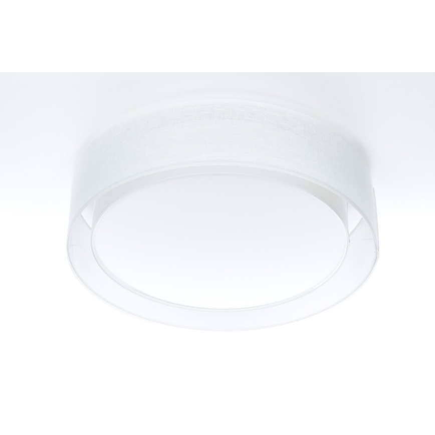 Plafondlamp PURO 2xE27/40W/230V Ø 50 cm wit