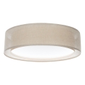 Plafondlamp PURO 2xE27/40W/230V Ø 60 cm beige