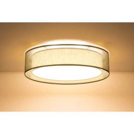 Plafondlamp PURO 2xE27/40W/230V Ø 60 cm groen