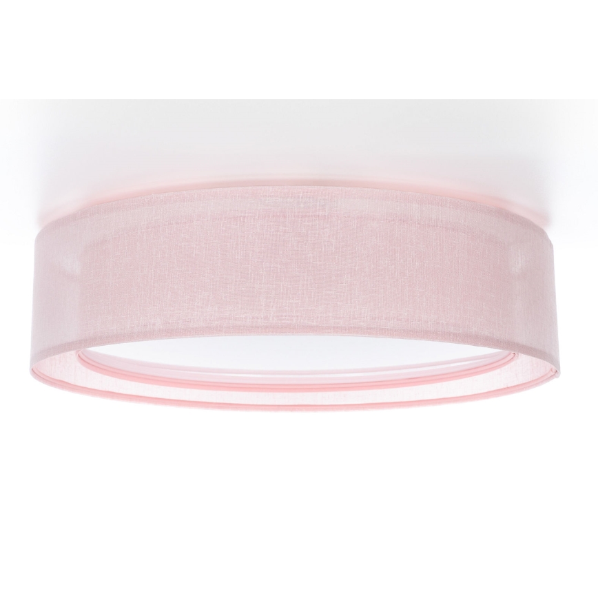 Plafondlamp PURO 2xE27/40W/230V Ø 60 cm roze