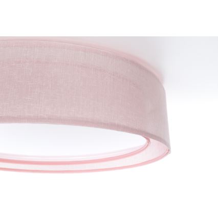 Plafondlamp PURO 2xE27/40W/230V Ø 60 cm roze